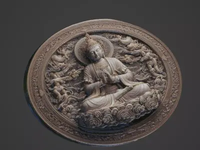 Modu Chanyu Medallion 3D print model buy
