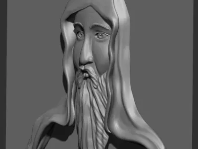 ava shenouda the head of the annunciation 3D print model purchase