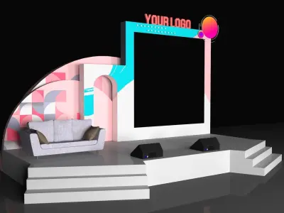 Stage Design fashion 3D model