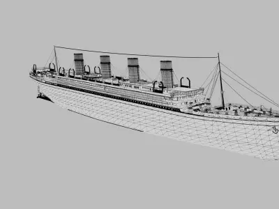  HMHS Britannic 3D model