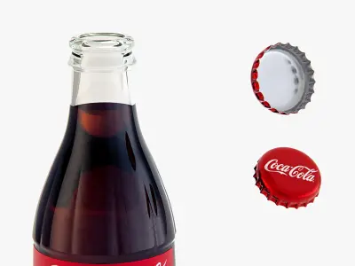 CocaCola Bottle Glass 3D model
