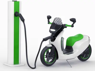 Generic Electric Scooter 3D model