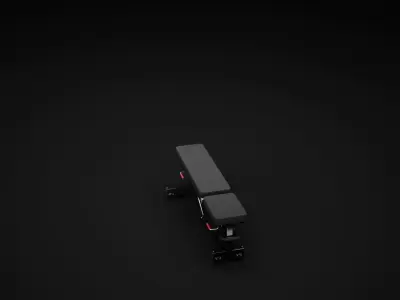 Adjustable bench 3D model buy