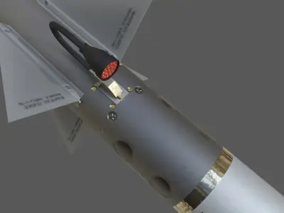 AIM-9X SIDEWINDER Missile Low-poly 3D model