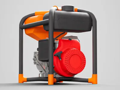 Holmatro GasPetrol Duo Pump SR 20 PC 2 Low-poly 3D model
