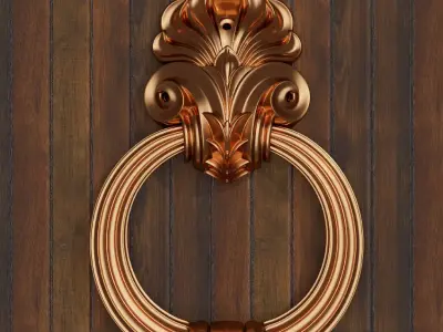 Antique Door Handle for Printing and Casting 3D print model purchase
