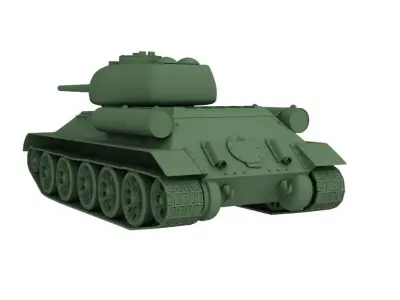 Tank T-34 Free 3D model