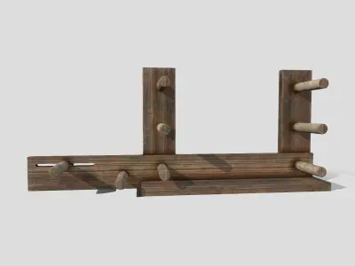 Inkle Loom Low-poly 3D model