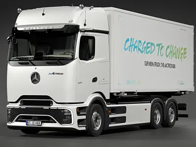  2025 Mercedes-Benz eActros 600 GigaSpace Box Truck 