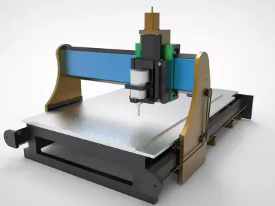 CNC Router Machine 3D model purchase