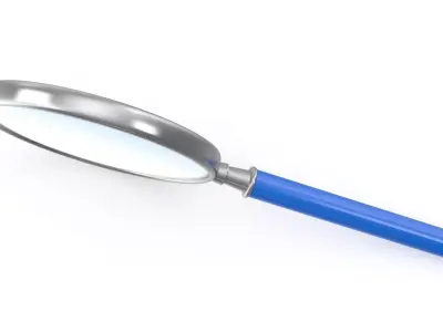 Magnifying Glass Low-poly 3D model purchase