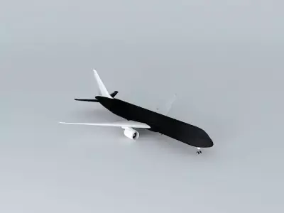 Template Boeing 767400ER PROPER TEMPLATE Free 3D model