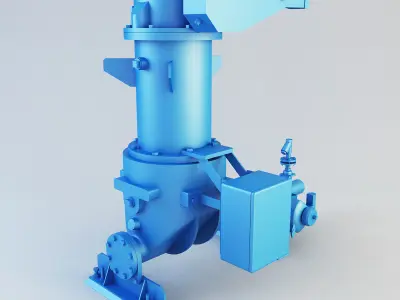 Ash vessel HA pump Low-poly 3D model