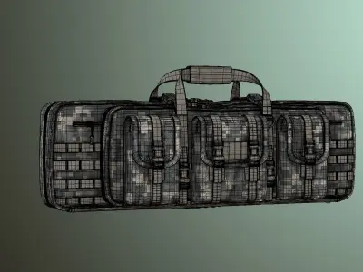 Military Rifle Case Free 3D model
