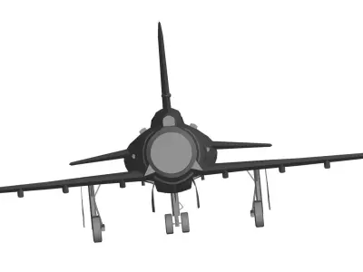 Saab 37 Viggen 3D model buy