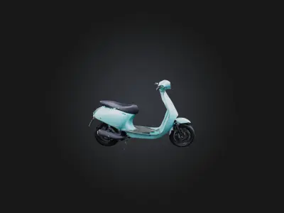 Scooter Low-poly 3D model buy