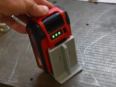 Battery holder 3D print model