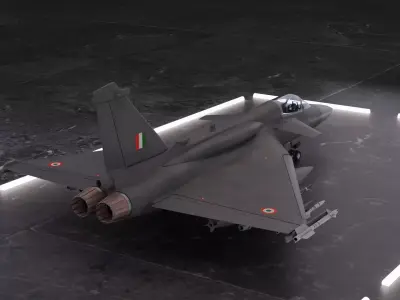 ORCA Twin Engine Low-poly 3D model