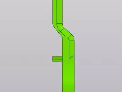 Iveco Truck Door Lock Mechanism - 3D Printable Part 3 3D model