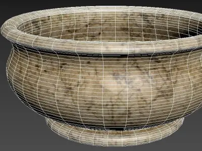 Marble Bowl 3D model