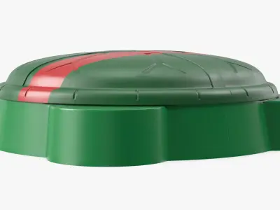 Ninja Turtle Sandbox with Raphael Mask 3D model