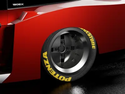Hoshino Impul G5 Rims Low-poly 3D model