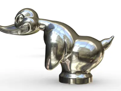 duck logo 3D model