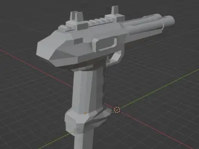Rhino-double-pistol gun 3D model