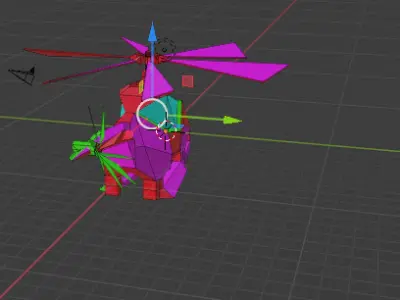 HElicoptero 3D model