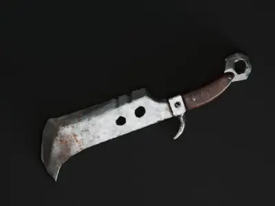 Stylized Sword Low-poly 3D model buy