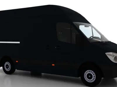 Mercedes Benz Sprinter L2H3 2009 Cargo EU 3D model