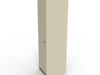 Tall Cabinet Low-poly 3D model
