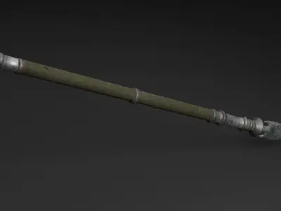 Spear weapon Free low-poly 3D model