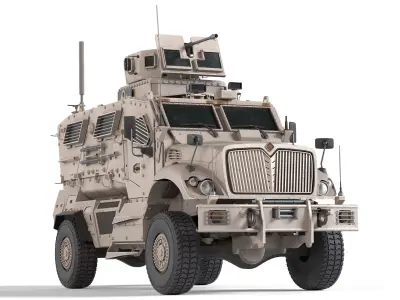 MRAP International MaxxPro Low-poly 3D model