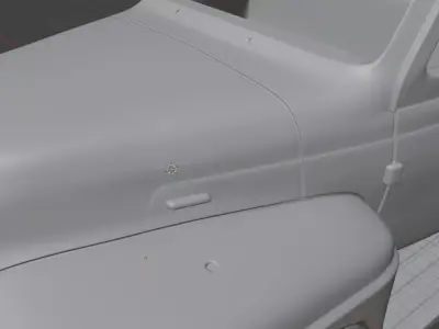 1953 International R160 cab truck 3D print model