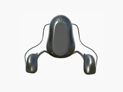 Jetpack H06 Dark Steel - SciFi Character Design Low-poly 3D model