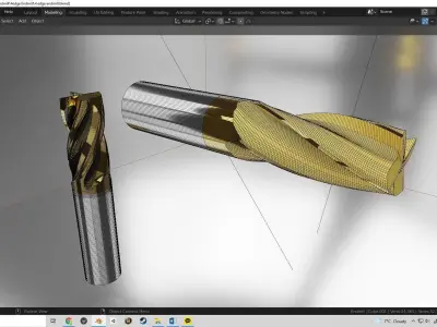 4 EDGE Endmill 3D model