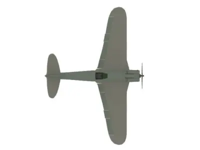 AIRCRAFT FIATG50 3D model