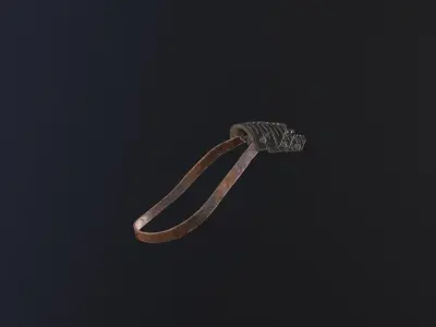 Triple Tire Pauldrons PBR Low-poly 3D model