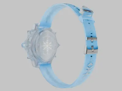 Frostfinder Fantasy Wristwatch Low-poly 3D model