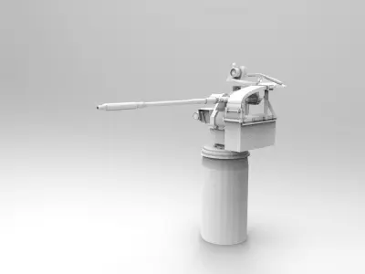 Machinegun Ship 3D print model
