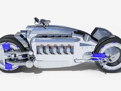 DODGE TOMAHAWK 3D model