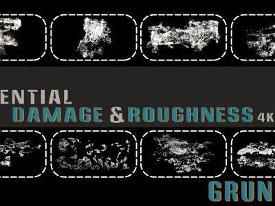 206 Essential Damage and Roughness Alpha-Vol2 Texture