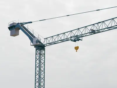 City Crane - Tower Crane 3D model