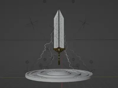 Blade Of Thunder 3D model