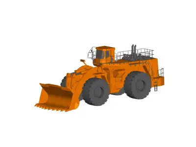 Komatsu WA1200 Loader 3D model
