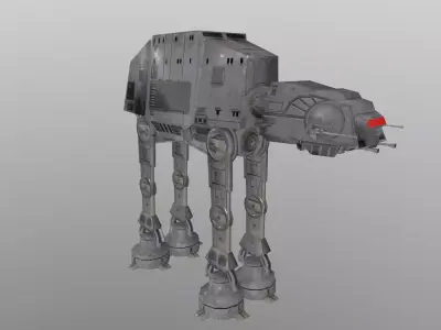 AT-AT-WALKER star wars at-at Low-poly 3D model