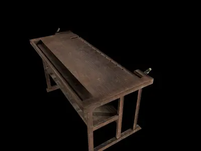 OLD  - WORKBENCH Low-poly 3D model