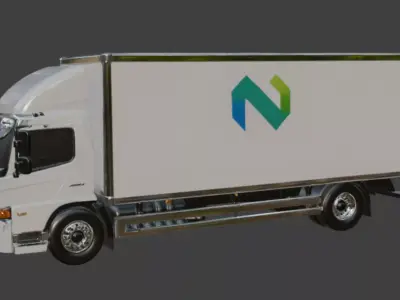 Cargo Truck 3D Model 3D model purchase
