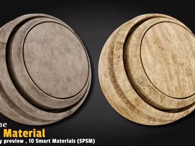 20 Stone Smart Material Substance 3d Painter Texture